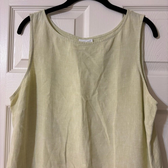 J. Jill 100% Linen Shift Dress with Pockets, Light Green size L - Picture 6 of 12